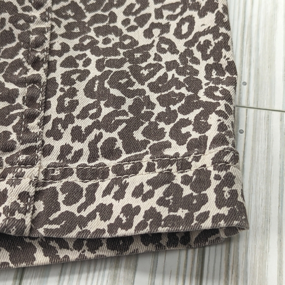 Free People Modern Femme Mini Skirt in Animal Print in Cream and Brown Size 2 - Picture 11 of 11